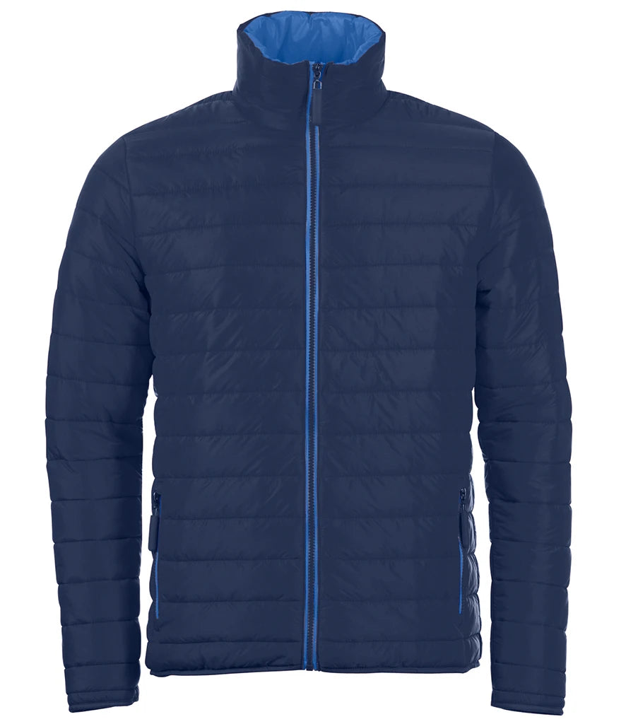 SOL'S Ride Padded Jacket — Navy