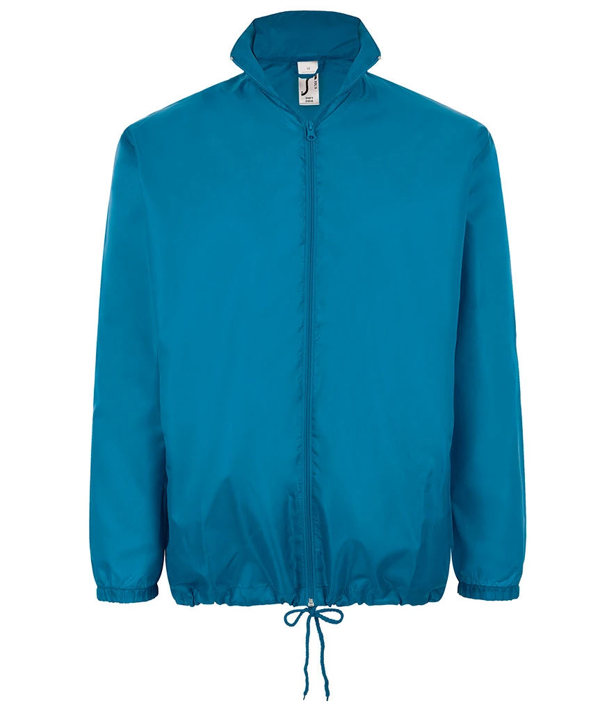 SOL'S Unisex Shift Windbreaker Jacket — Aqua
