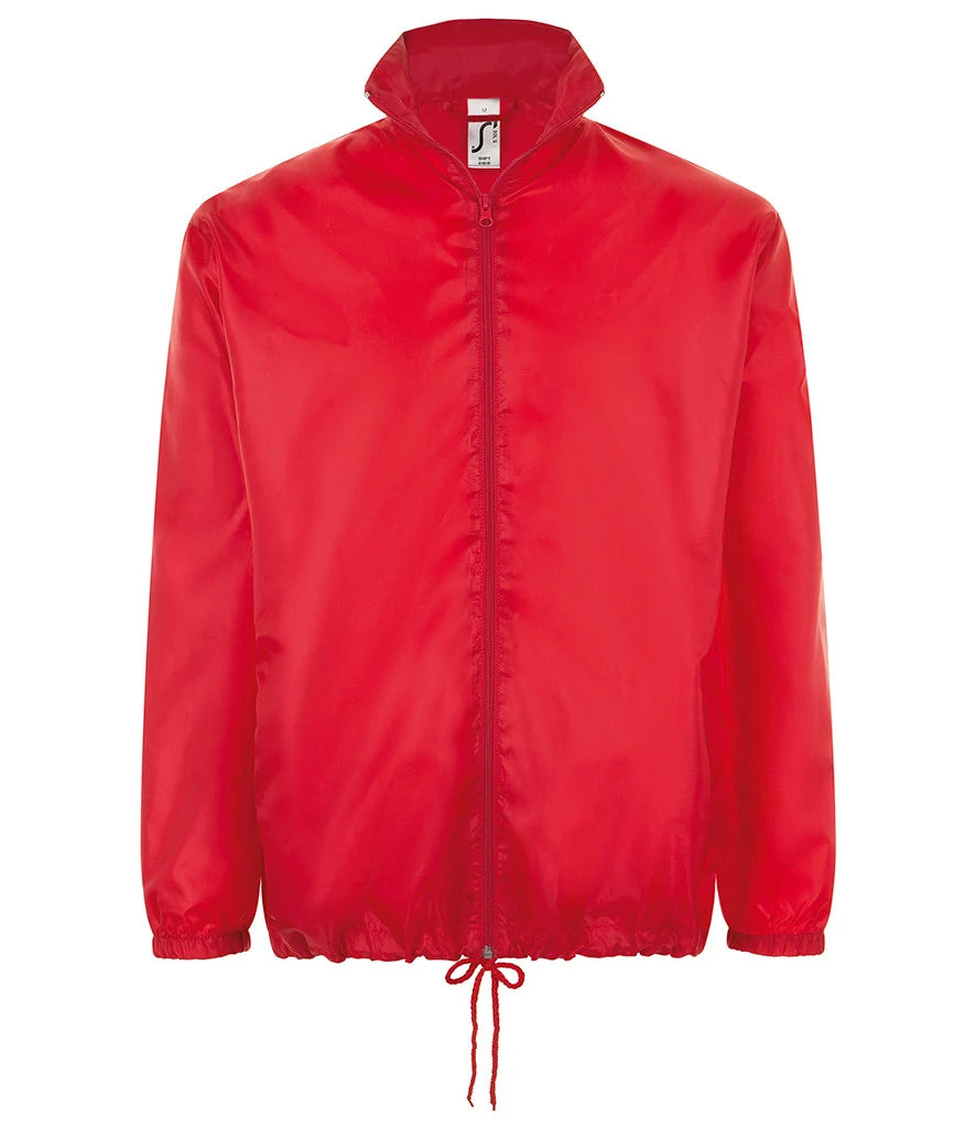 SOL'S Unisex Shift Windbreaker Jacket — Red
