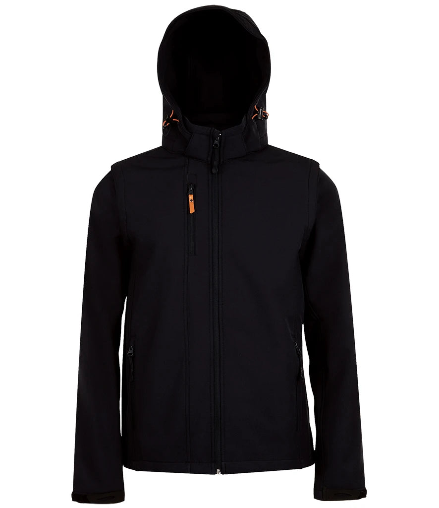 SOL'S Transformer Pro Soft Shell Jacket — Black