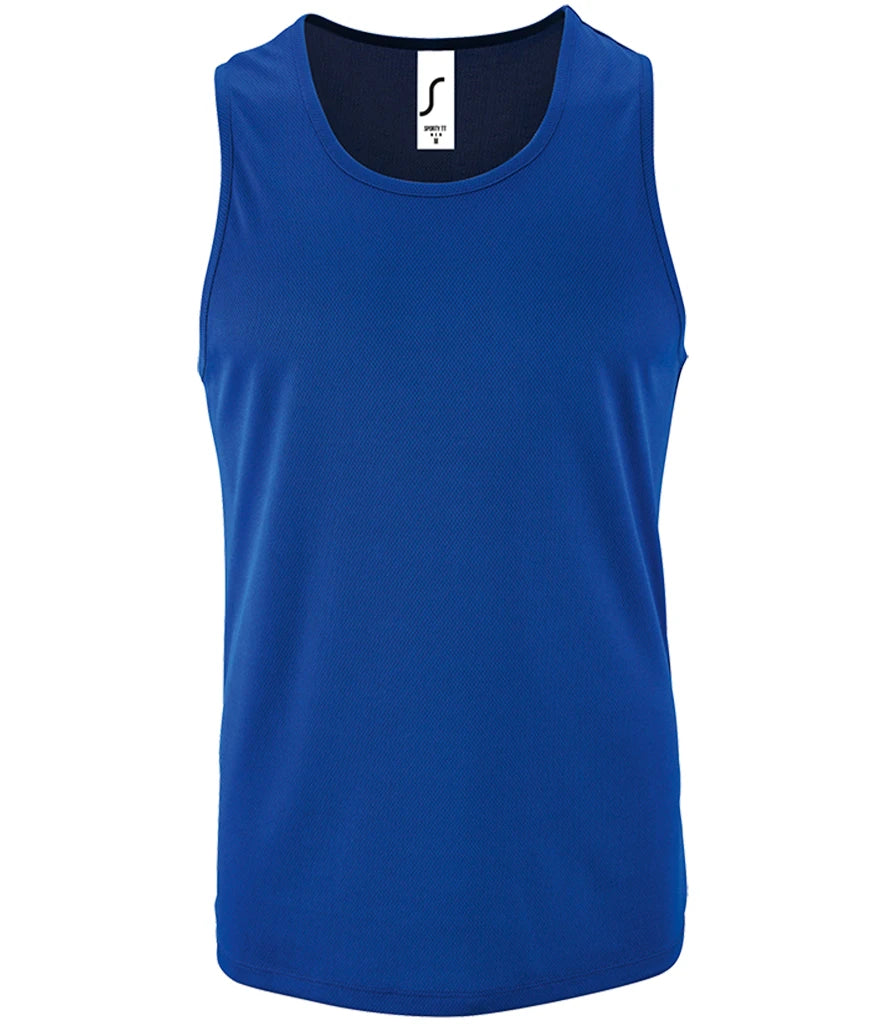 SOL'S Sporty Performance Tank Top — Royal Blue