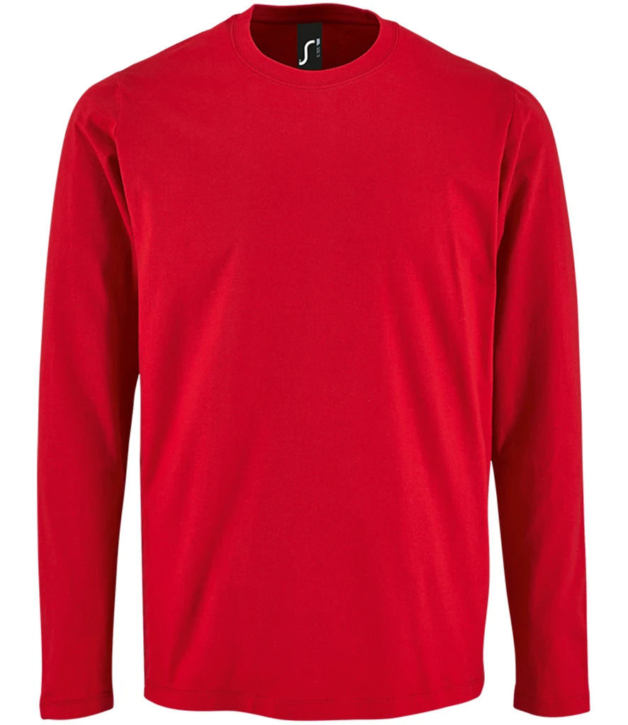 SOL'S Imperial Long Sleeve T-Shirt — Red