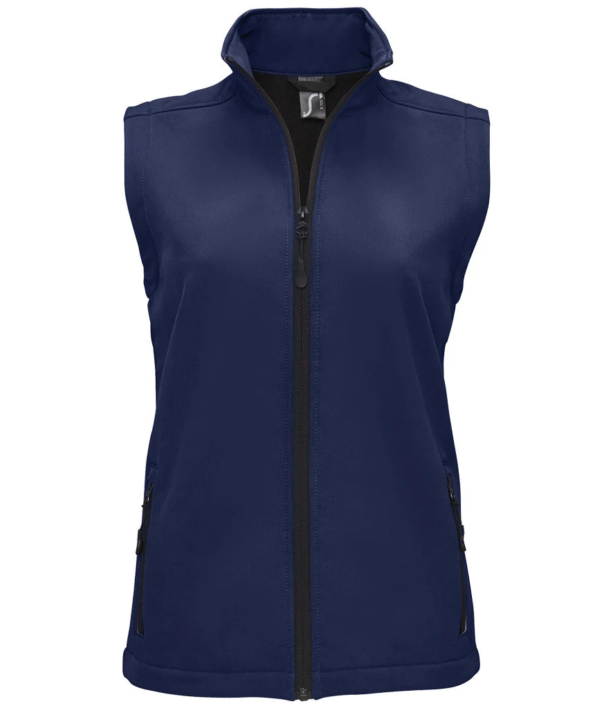 SOL'S Ladies Race Soft Shell Bodywarmer — French Navy