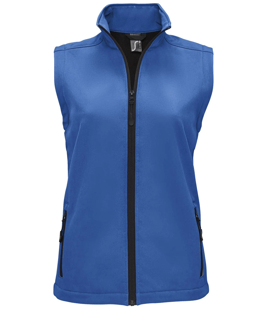 SOL'S Ladies Race Soft Shell Bodywarmer — Royal Blue