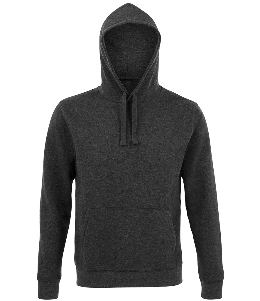 SOL'S Unisex Spencer Hooded Sweatshirt — Charcoal Marl