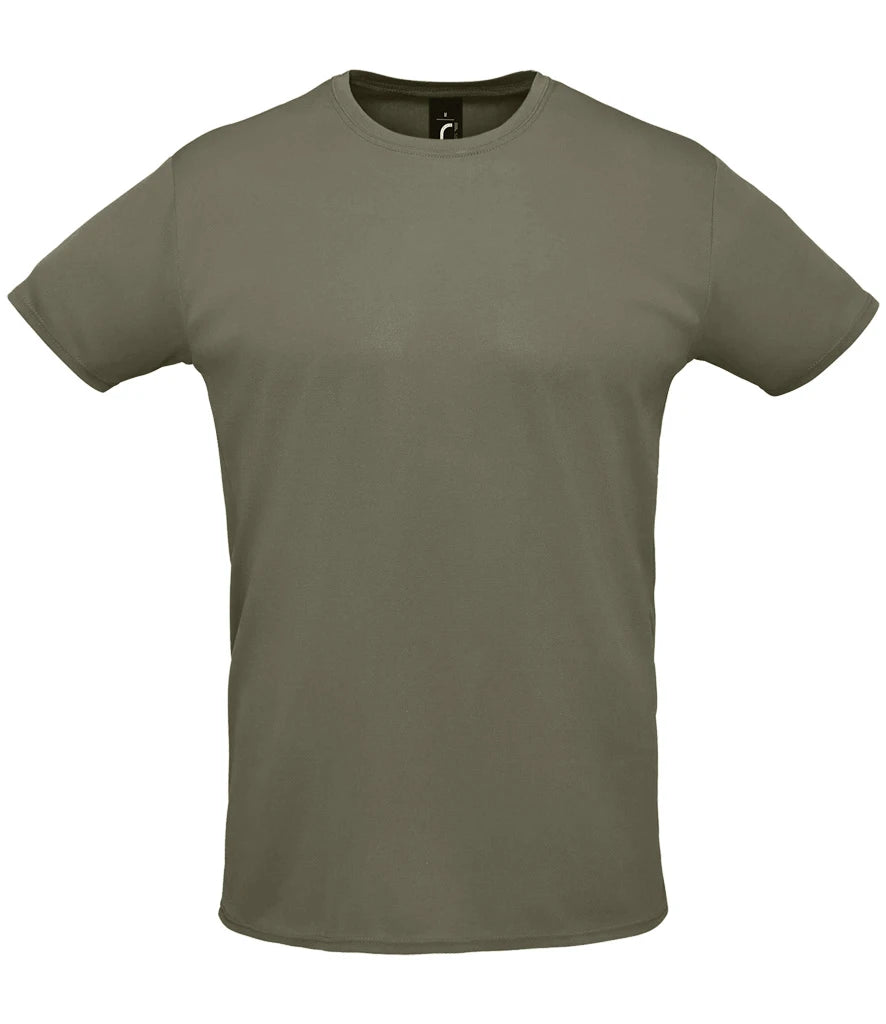 SOL'S Sprint T-Shirt in Army, front view
