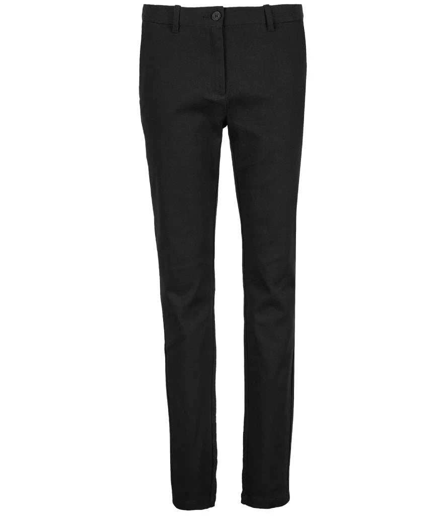 NEOBLU Ladies Gustave Chino Trousers — Deep Black