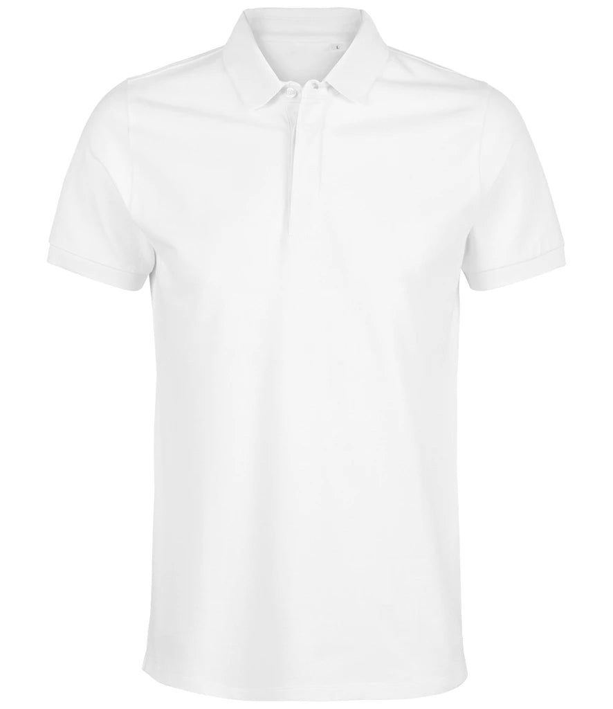 NEOBLU Owen Piqué Polo Shirt — Optic White