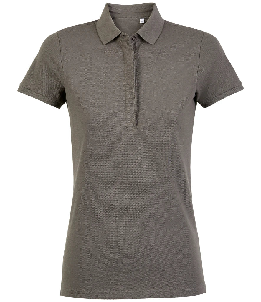 NEOBLU Ladies Owen Piqué Polo Shirt — Soft Grey