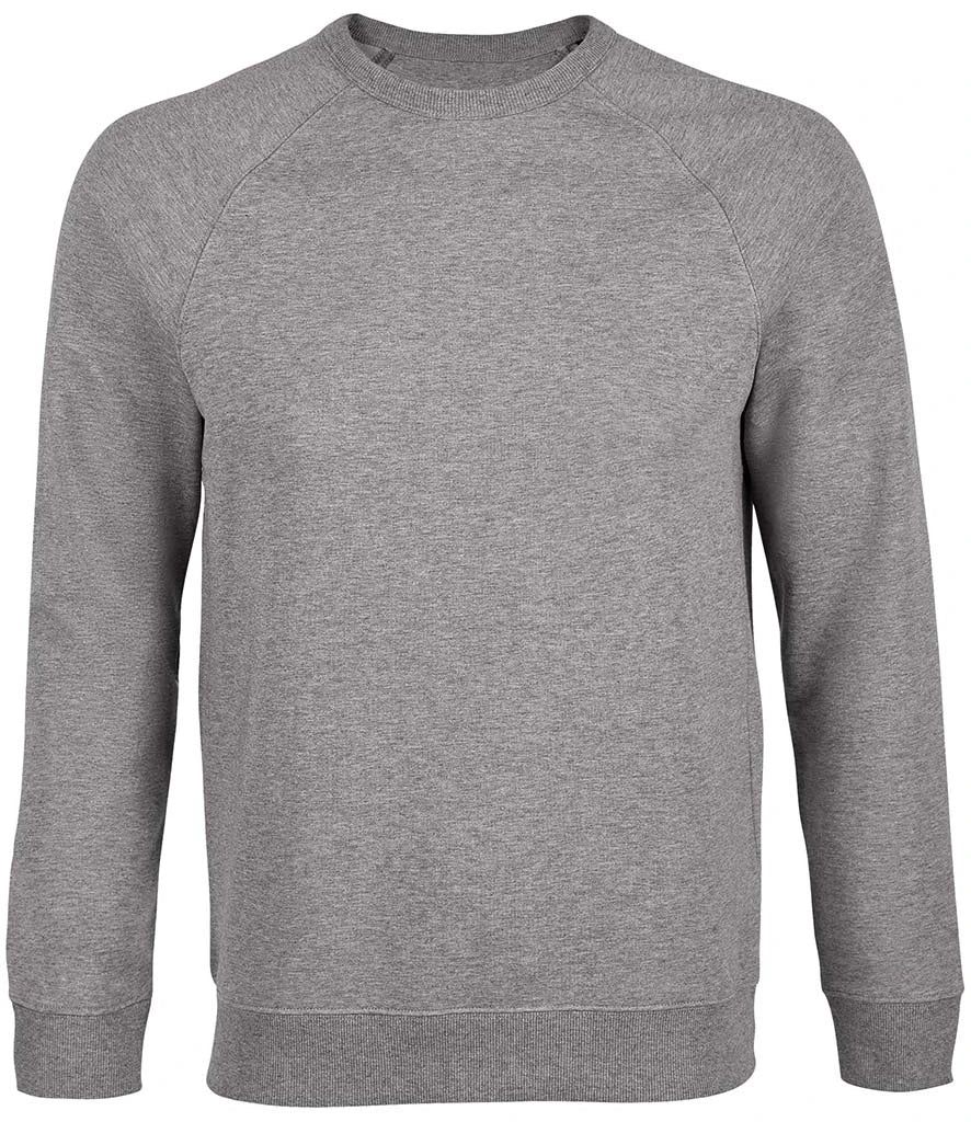 NEOBLU Nelson French Terry Sweatshirt — Grey Marl