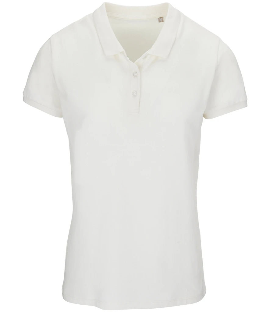 SOL'S Ladies Planet Organic Piqué Polo Shirt — Off White