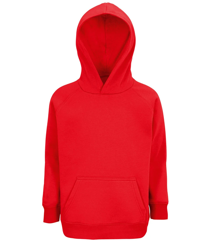 SOL'S Kids Stellar Organic Hoodie — Red