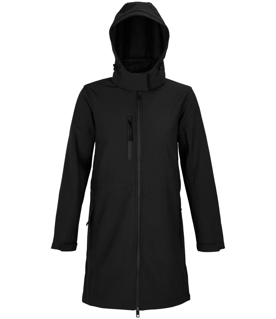 NEOBLU Ladies Achille Long Soft Shell Jacket — Deep Black