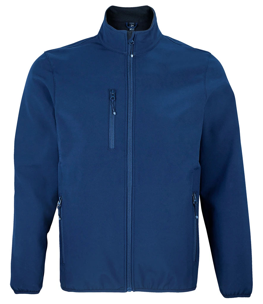 SOL'S Falcon Recycled Soft Shell Jacket — Abyss Blue