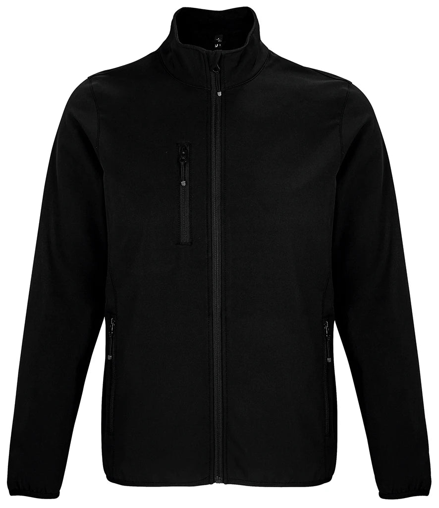 SOL'S Falcon Recycled Soft Shell Jacket — Black