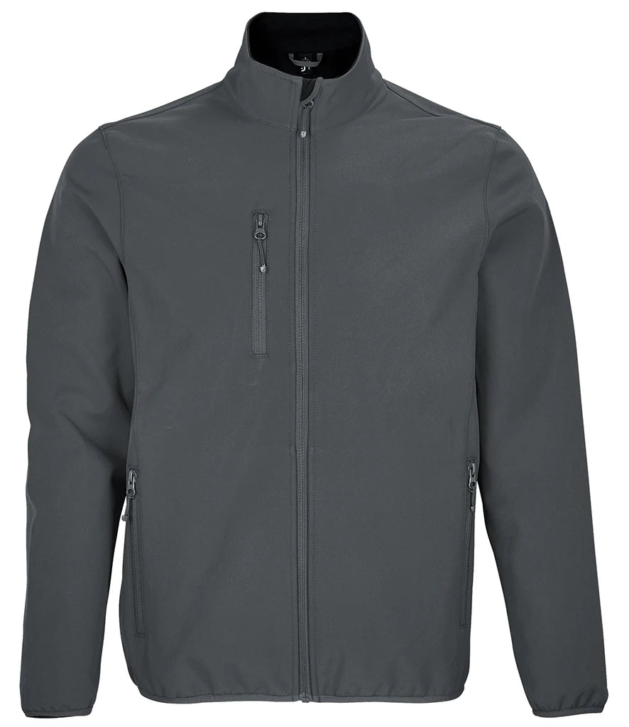 SOL'S Falcon Recycled Soft Shell Jacket — Charcoal