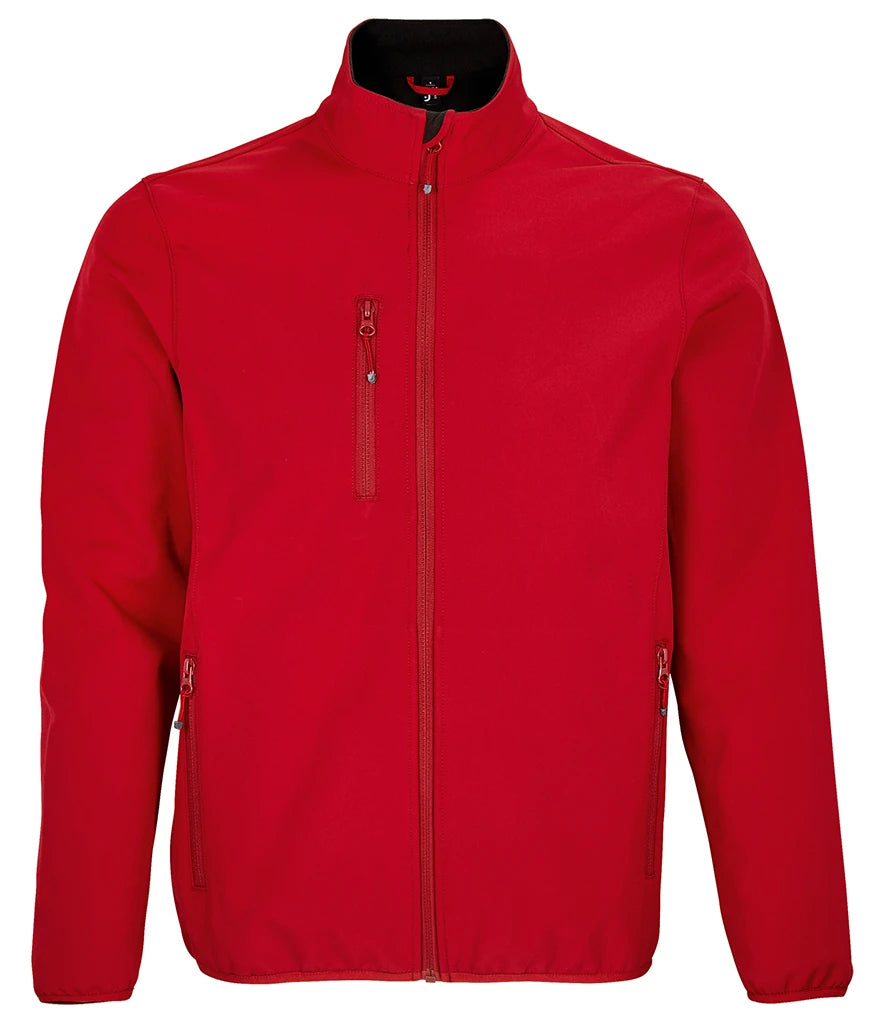 SOL'S Falcon Recycled Soft Shell Jacket — Pepper Red