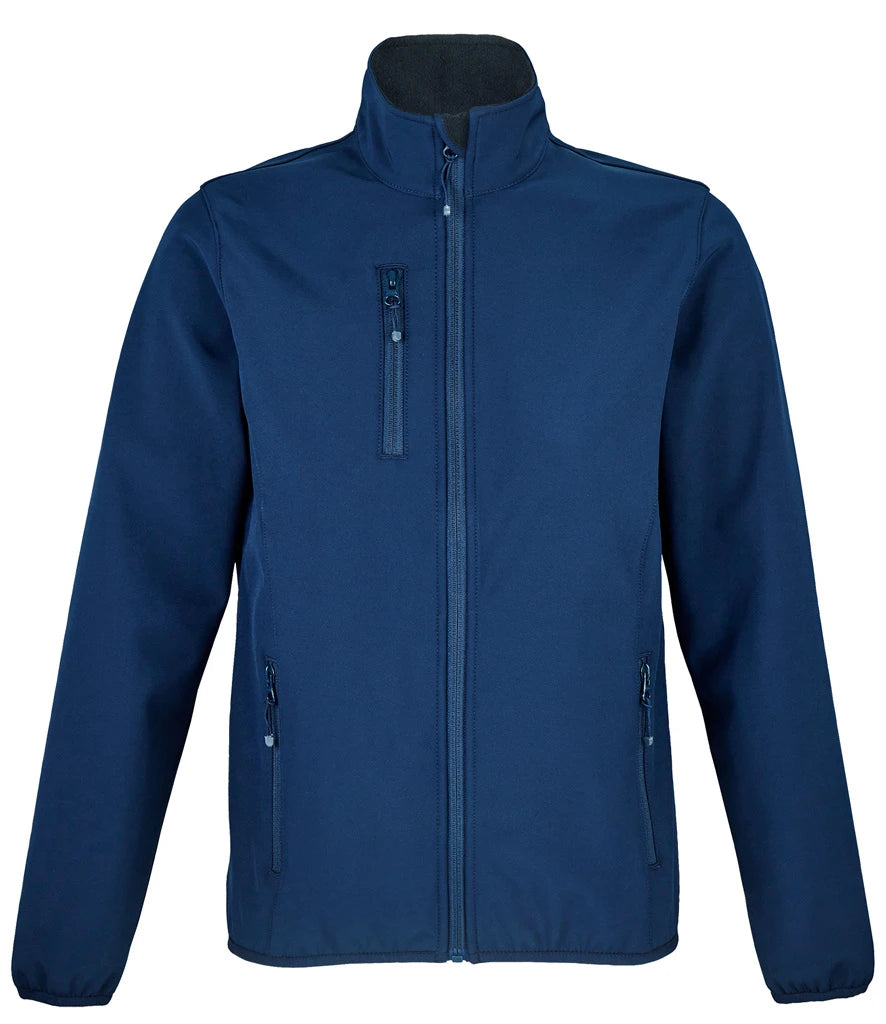 SOL'S Ladies Falcon Recycled Soft Shell Jacket — Abyss Blue
