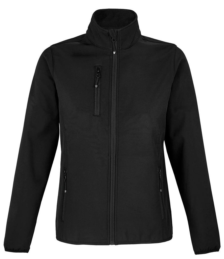SOL'S Ladies Falcon Recycled Soft Shell Jacket — Black