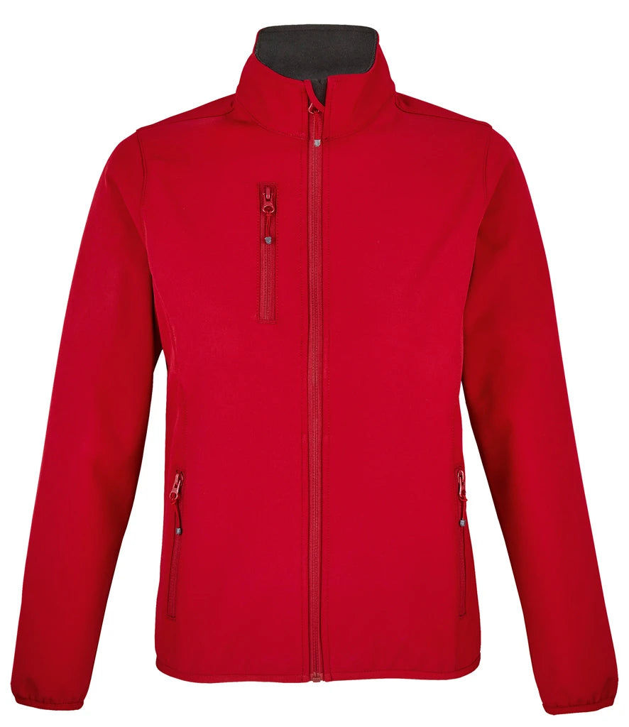 SOL'S Ladies Falcon Recycled Soft Shell Jacket — Pepper Red