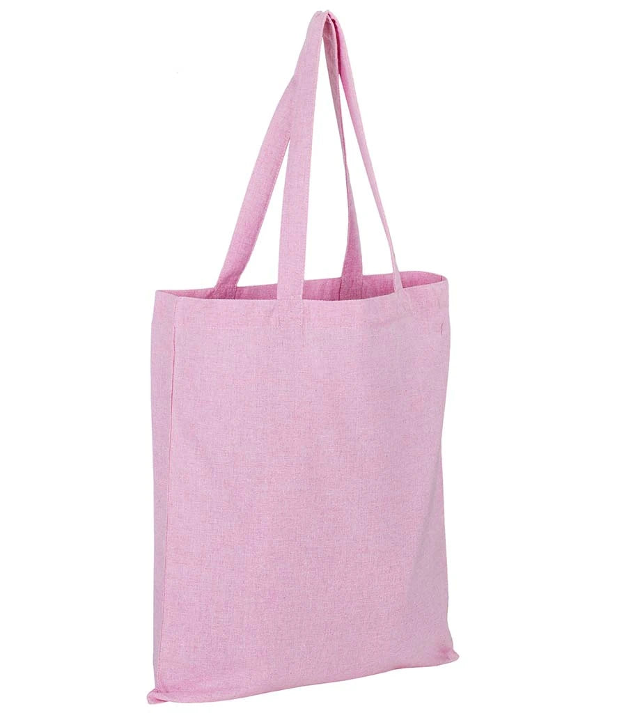 SOL'S Awake Recycled Tote Bag — Heather Pink