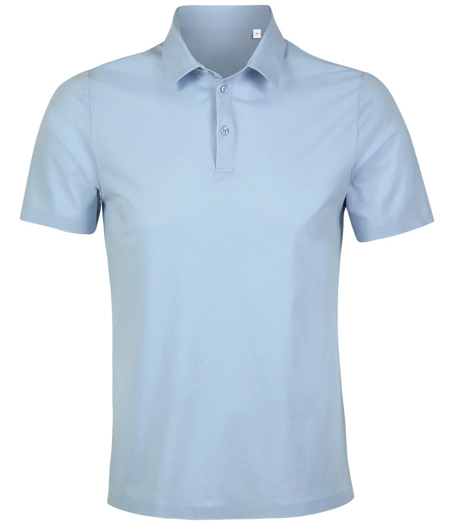 NEOBLU Relax Oscar Jersey Polo Shirt — Soft Blue