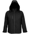SOL'S Unisex Falcon 3-in-1 Soft Shell Jacket — Black