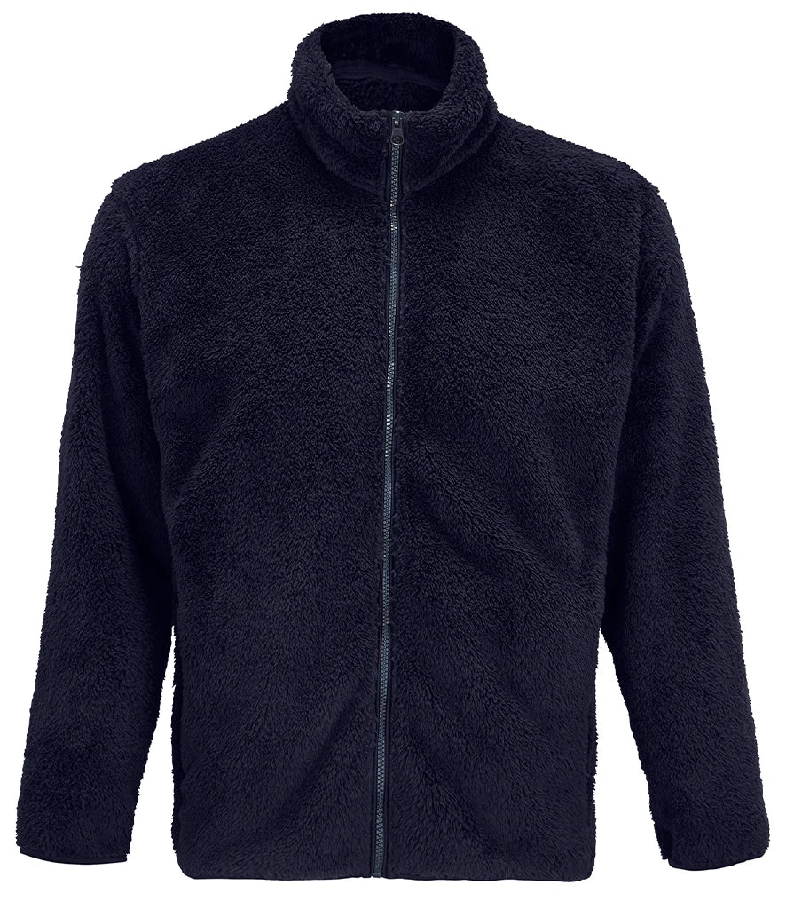 SOL'S Unisex Finch Fluffy Jacket — Navy