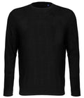 NEOBLU Stuart Round Neck Sweater — Deep Black