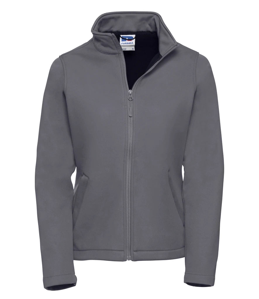 Russell Athletic Ladies Smart Soft Shell Jacket — Convoy Grey