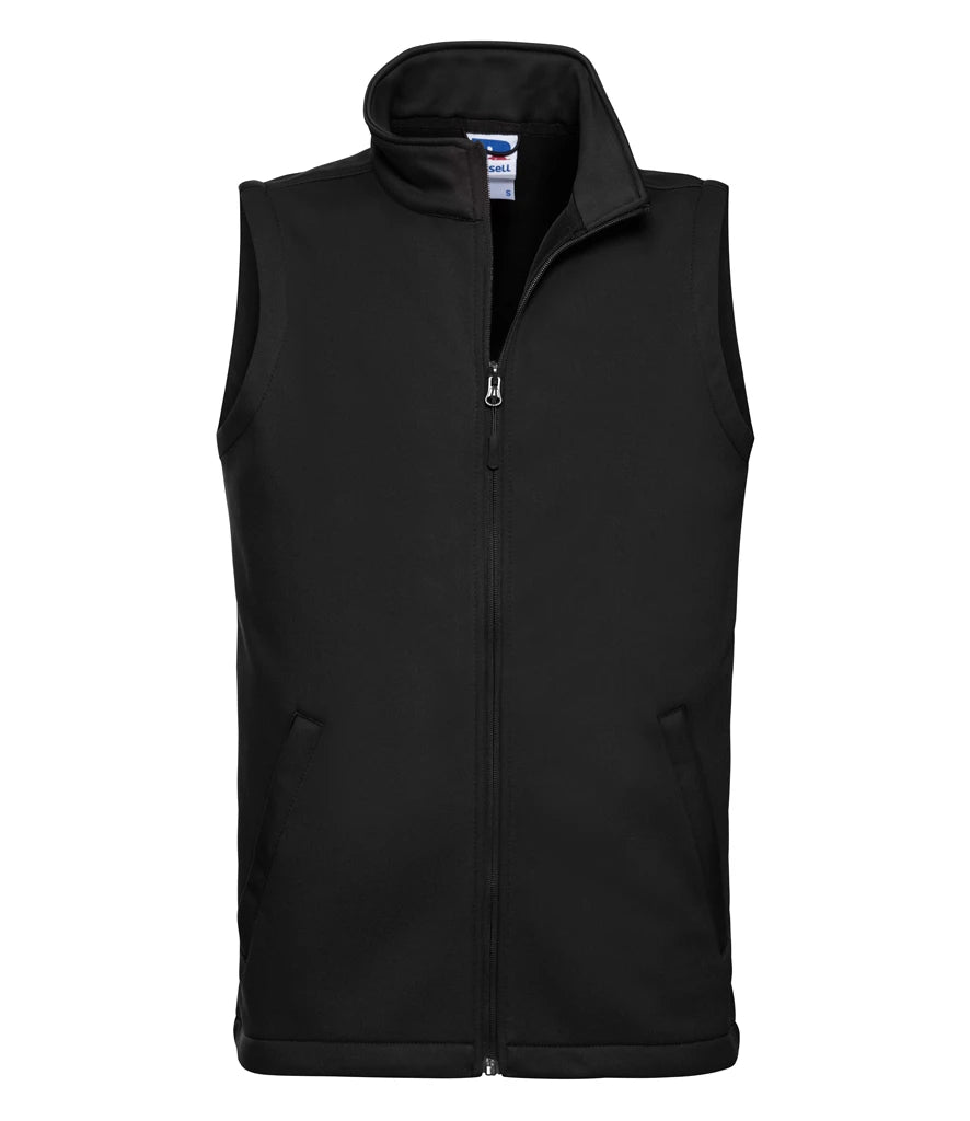 Russell Athletic Smart Soft Shell Gilet — Black