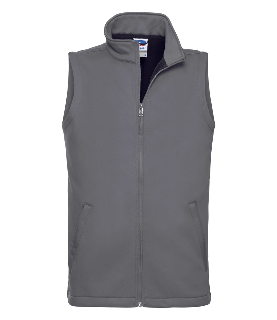 Russell Athletic Smart Soft Shell Gilet — Convoy Grey