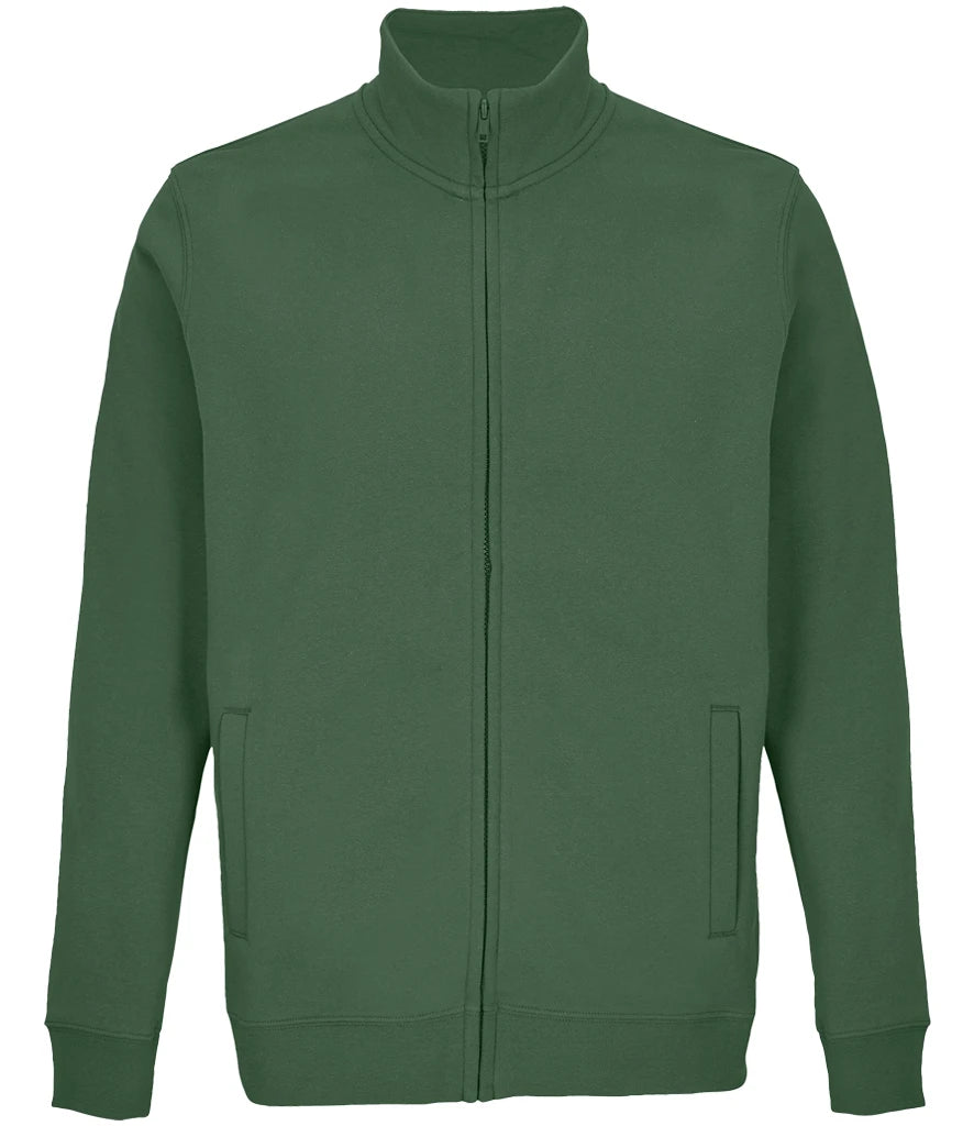 SOL'S Unisex Cooper Full Zip Sweat Jacket — Bottle Green
