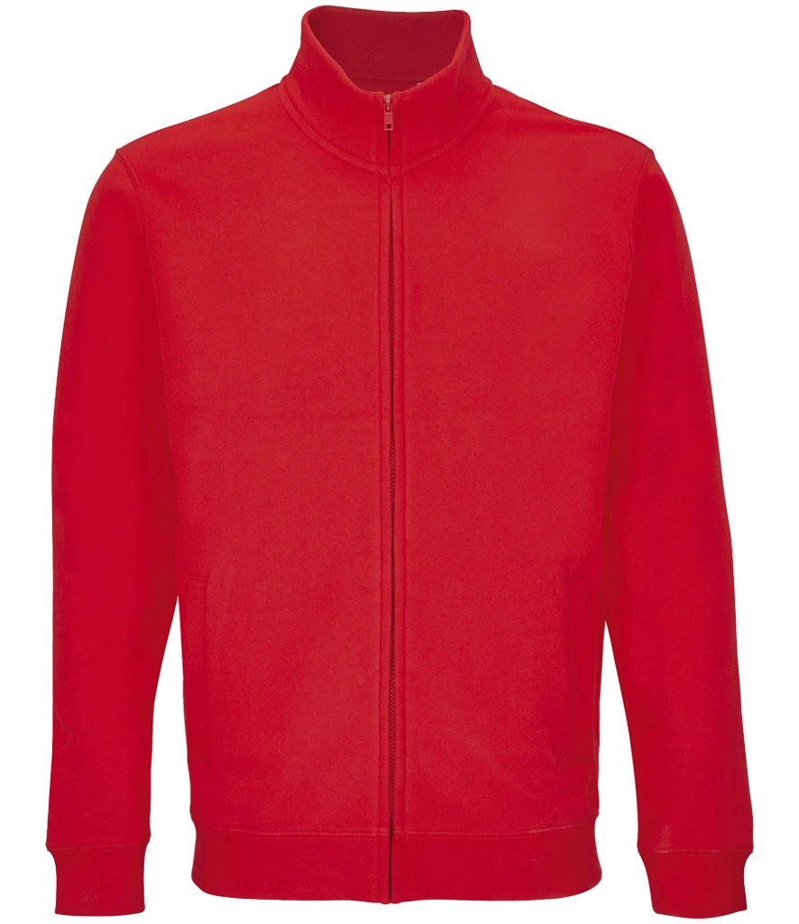 SOL'S Unisex Cooper Full Zip Sweat Jacket — Bright Red