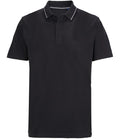 NEOBLU Unisex Orel Piqué Polo Shirt — Deep Black