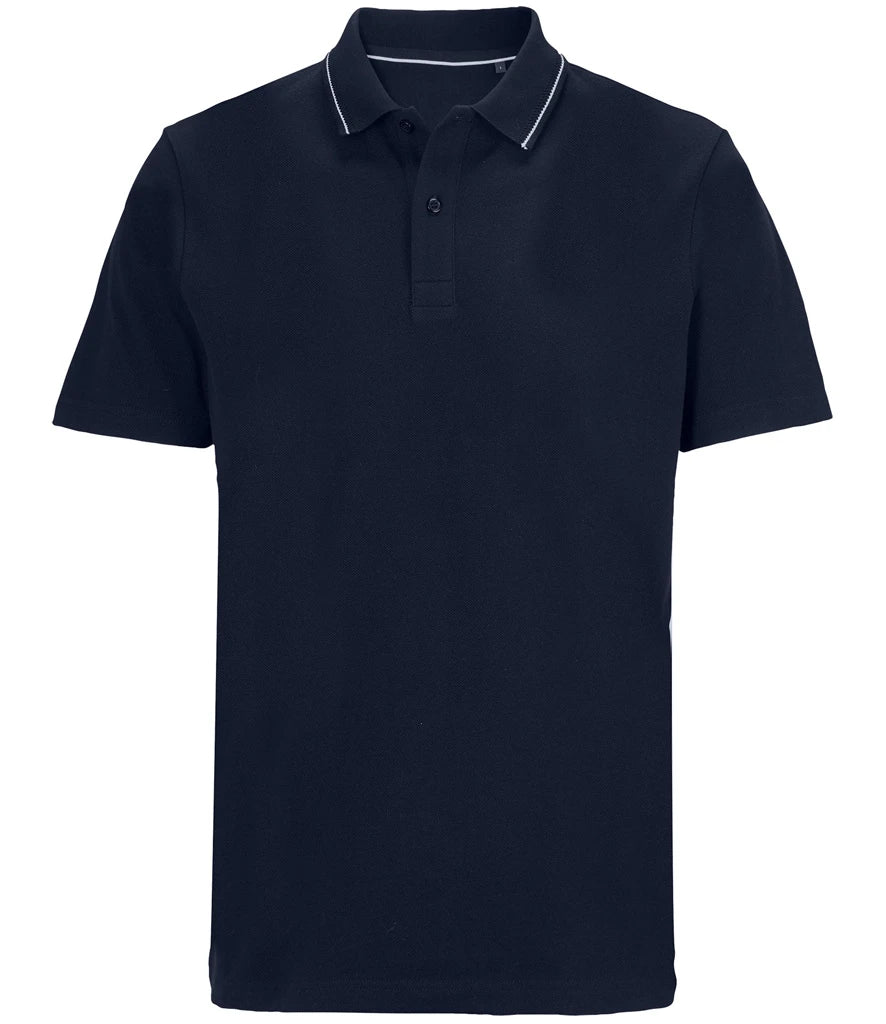 NEOBLU Unisex Orel Piqué Polo Shirt — Night Blue
