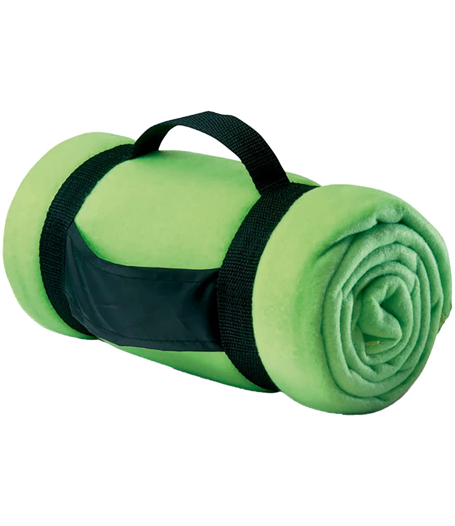 SOL'S Stavenger Plaid Fleece Blanket — Apple Green