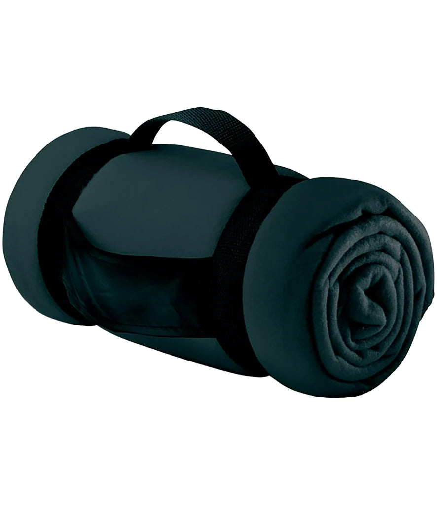 SOL'S Stavenger Plaid Fleece Blanket — Dark Grey