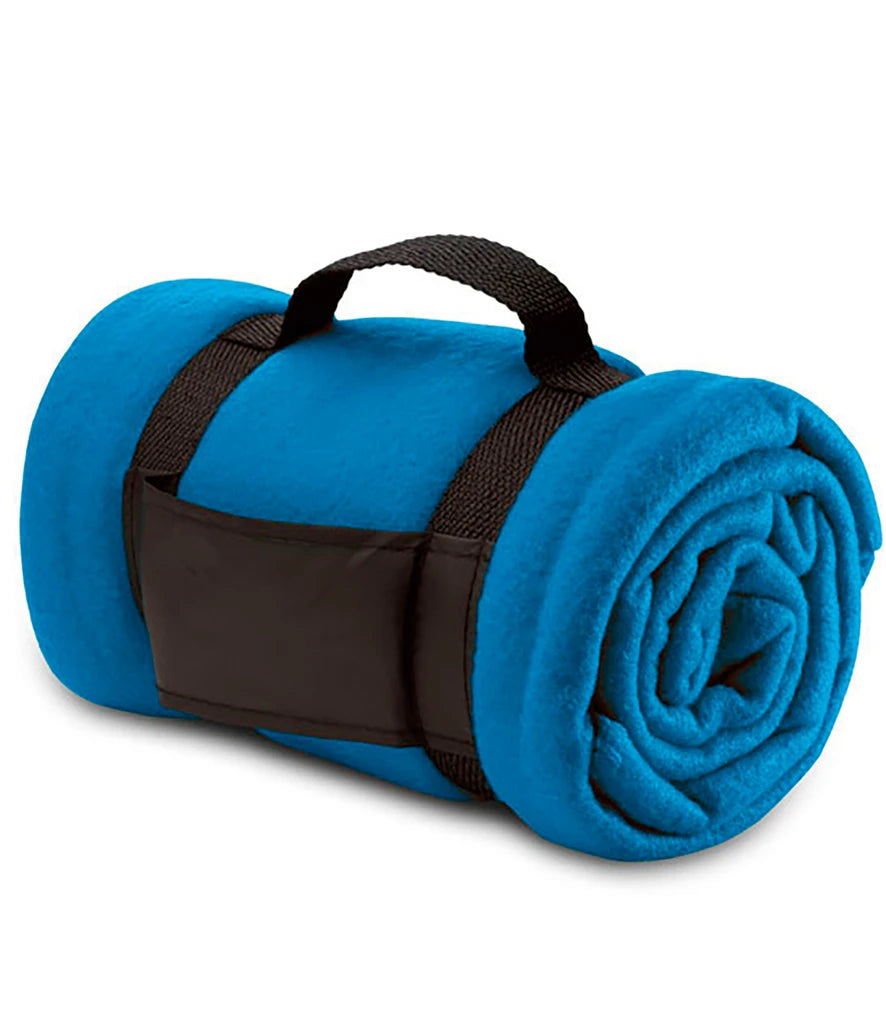 SOL'S Stavenger Plaid Fleece Blanket — Royal Blue