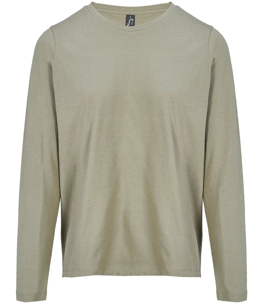 SOL'S Ladies Monarch Long Sleeve T-Shirt — Khaki