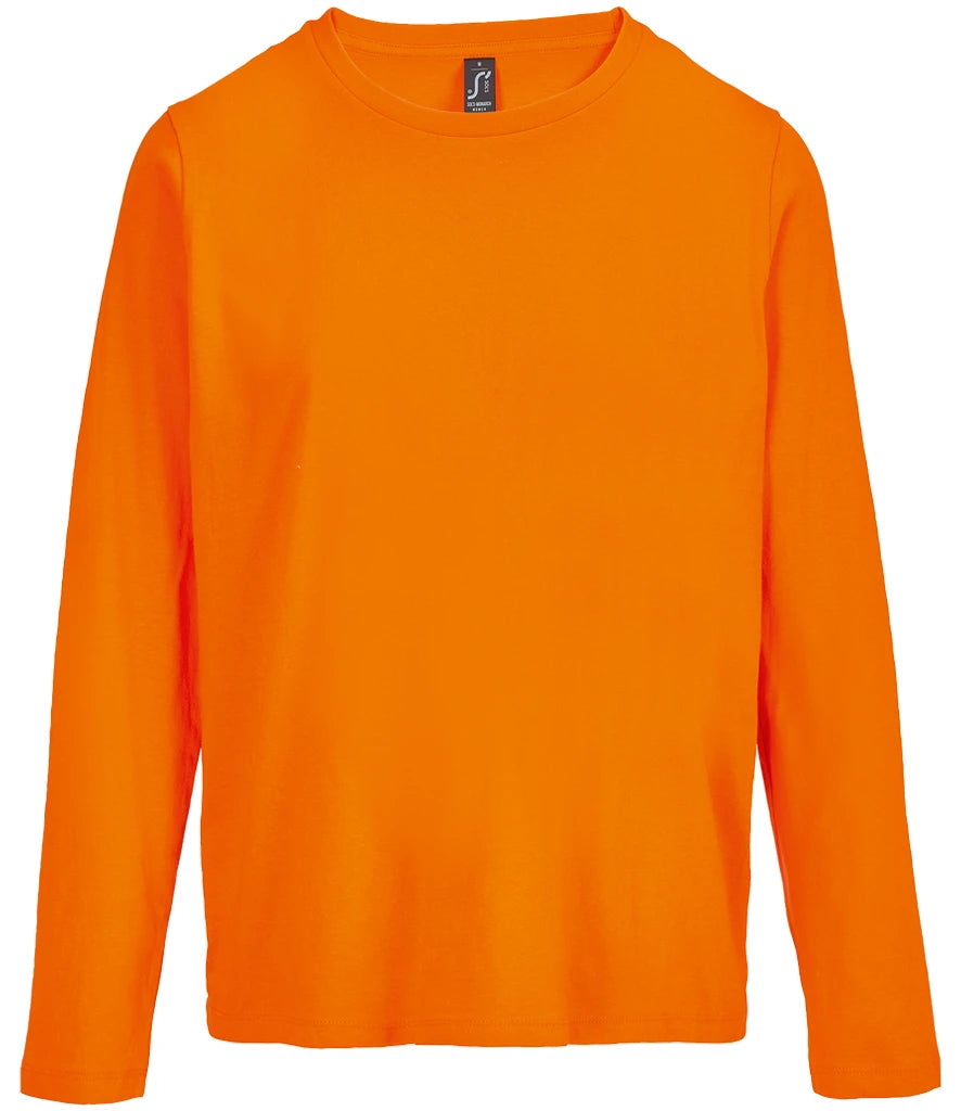 SOL'S Ladies Monarch Long Sleeve T-Shirt — Orange