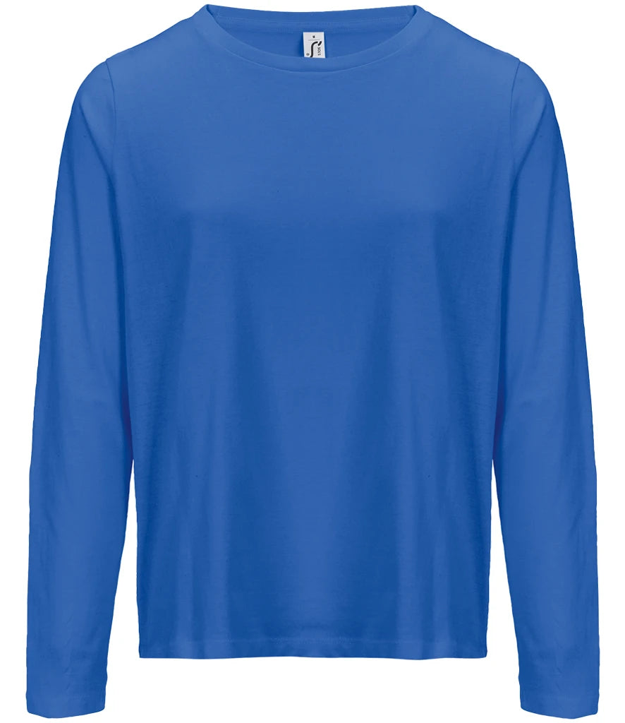 SOL'S Ladies Monarch Long Sleeve T-Shirt — Royal Blue