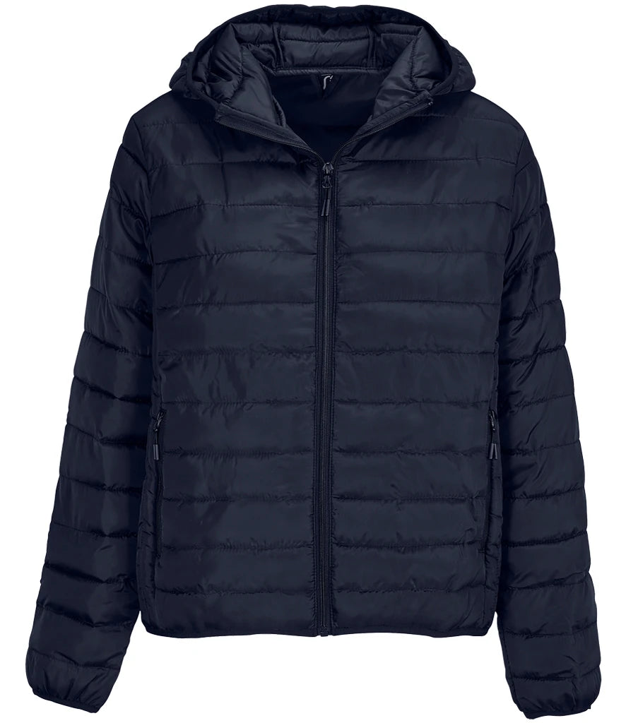 SOL'S Ladies Stream Hooded Jacket — French Navy