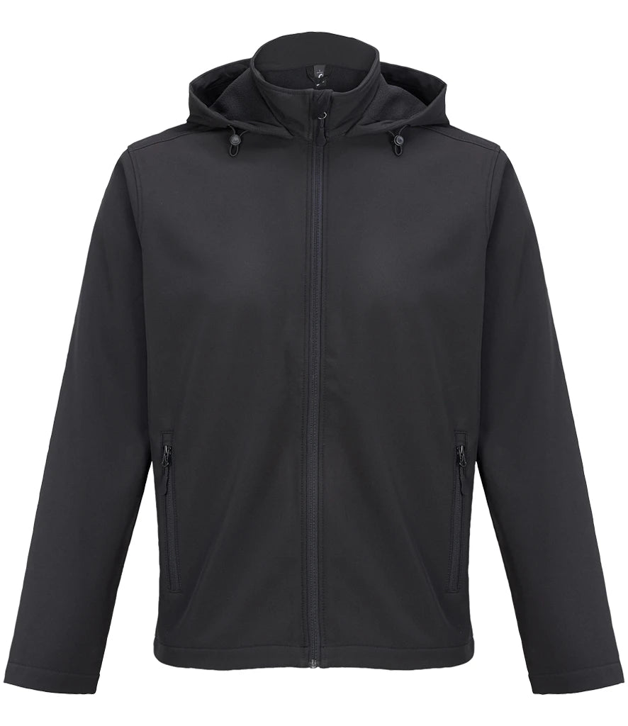 SOL'S Race Hooded Soft Shell Jacket — Black
