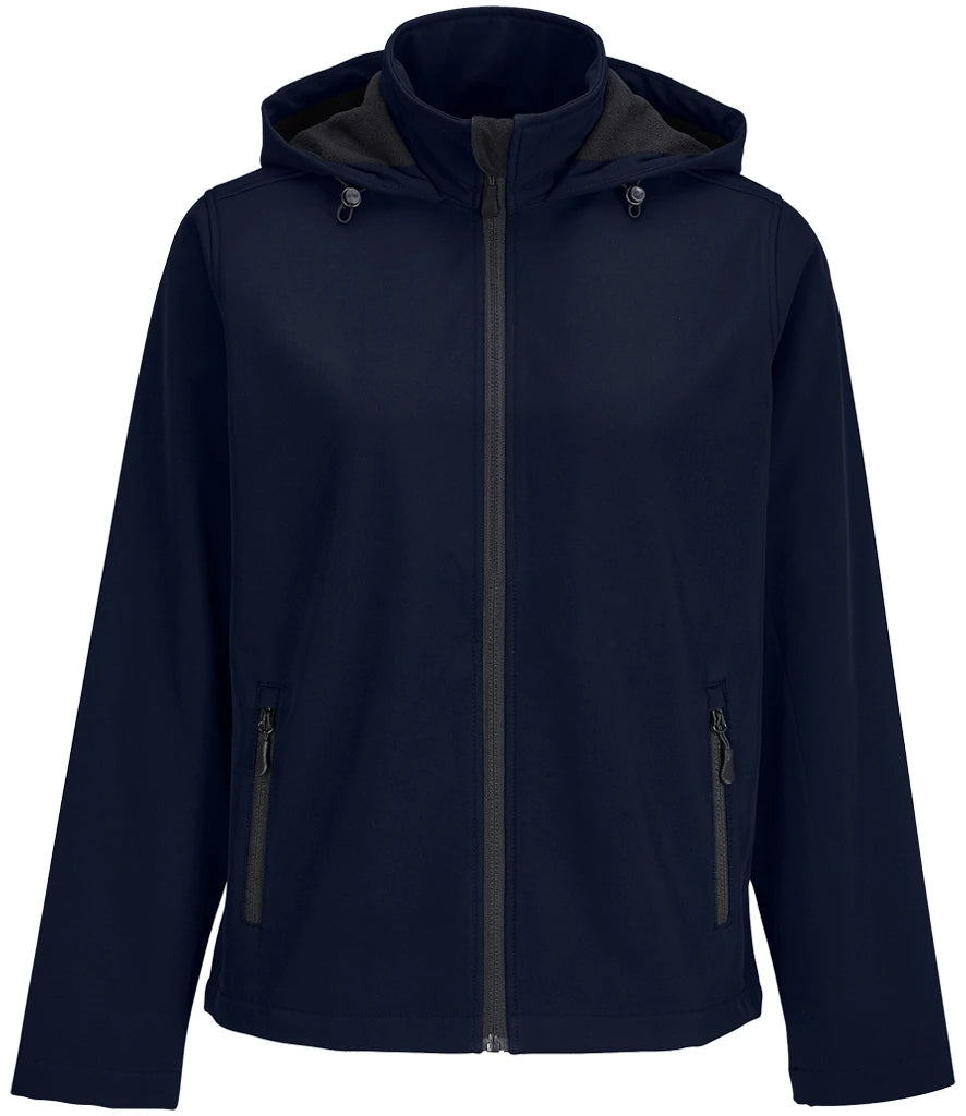 SOL'S Ladies Race Hooded Soft Shell Jacket — French Navy
