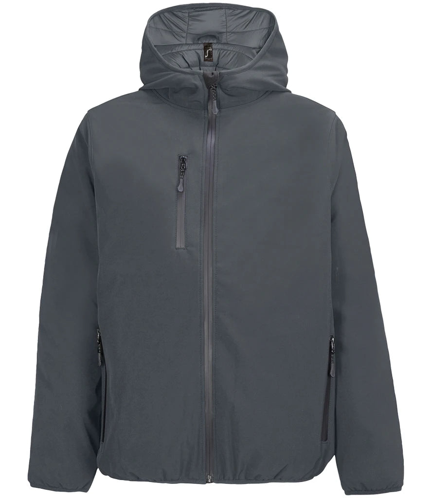 SOL'S Falcon Padded Soft Shell Jacket — Charcoal