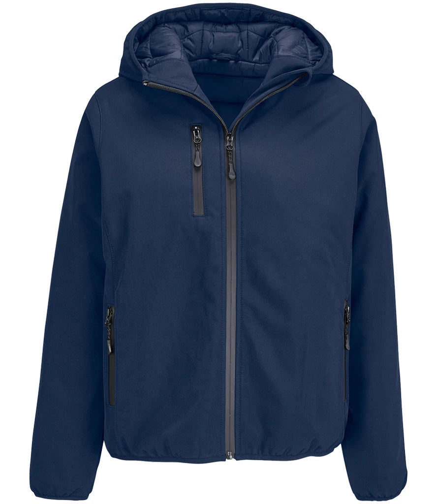 SOL'S Ladies Falcon Padded Soft Shell Jacket — Abyss Blue