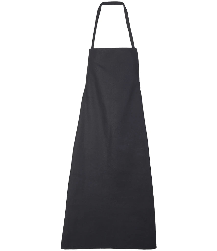 NEOBLU Erold Cotton Bib Apron — Deep Black