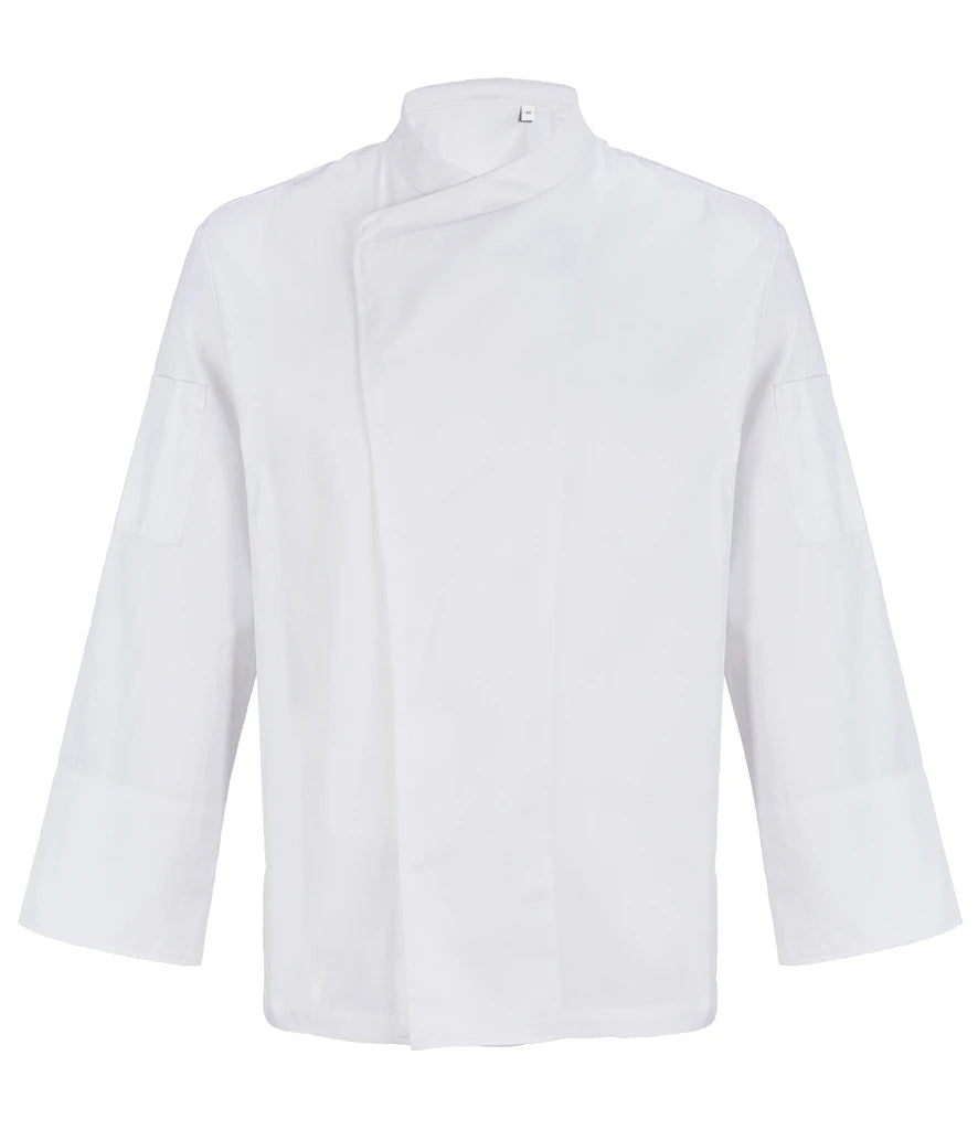 NEOBLU Long Sleeve Chef's Jacket — Optic White
