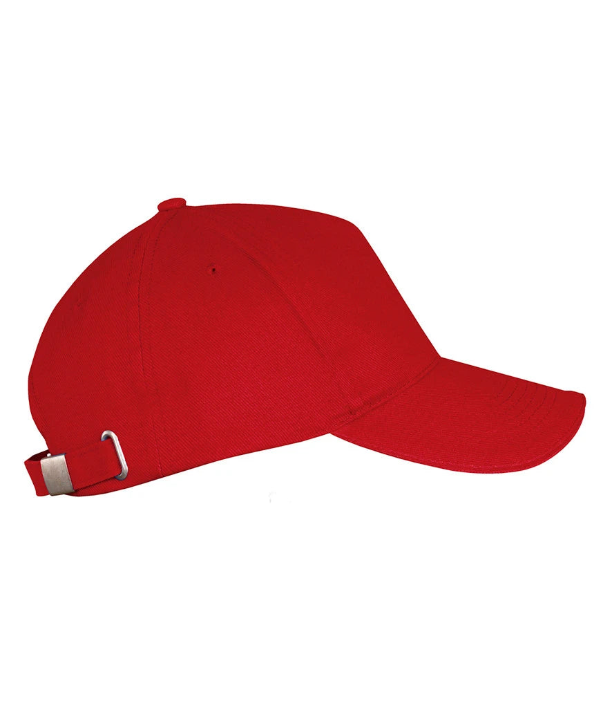 SOL'S Long Beach Cap — Red